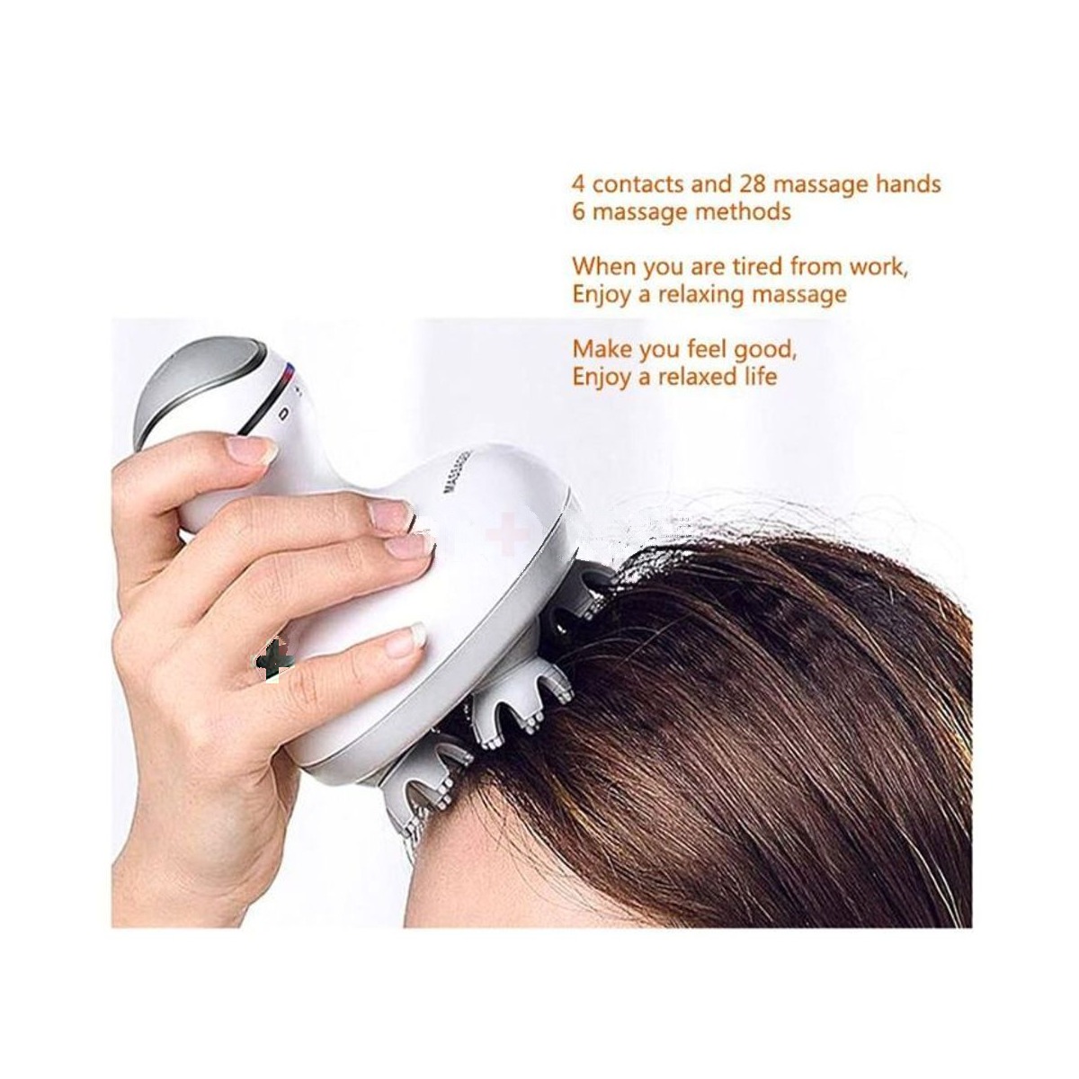 Smart Scalp Electric Massager Tool for Stress Relief, Blood Circulation & Hair Growth