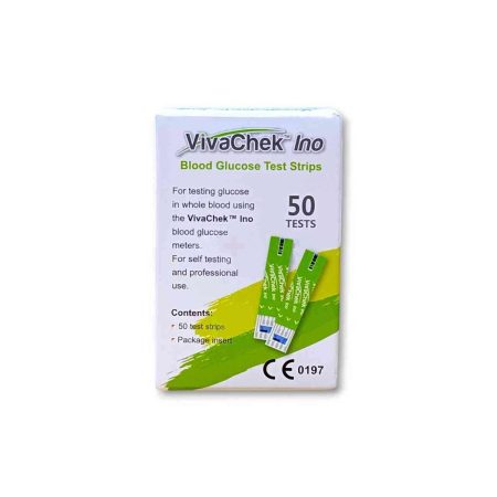 Vivacheck Ino Blood Glucose Strip 50's Test Pack