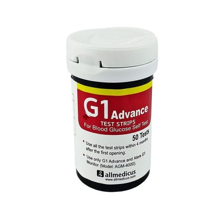 G1 Advance Blood Glucose Strip 50's Vial