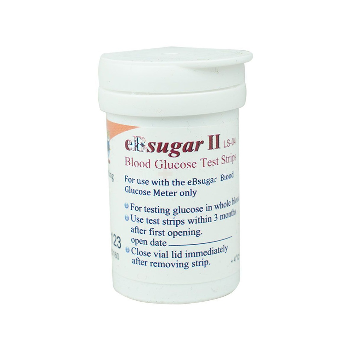 eBsugar II LS04 Blood Glucose Test Strips – 50 Pcs