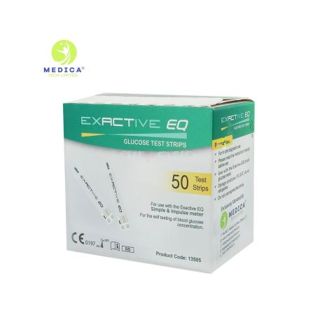 Exactive EQ Blood Glucose Strip 50's (Medica)