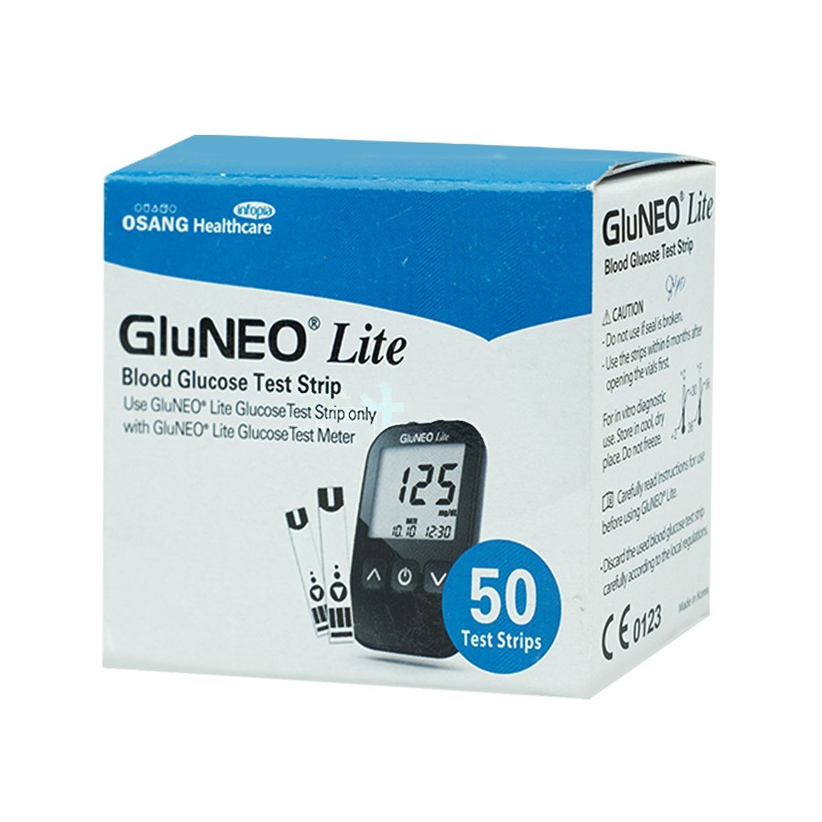 GluNeo Lite Strip Blood Glucose 50's Pack