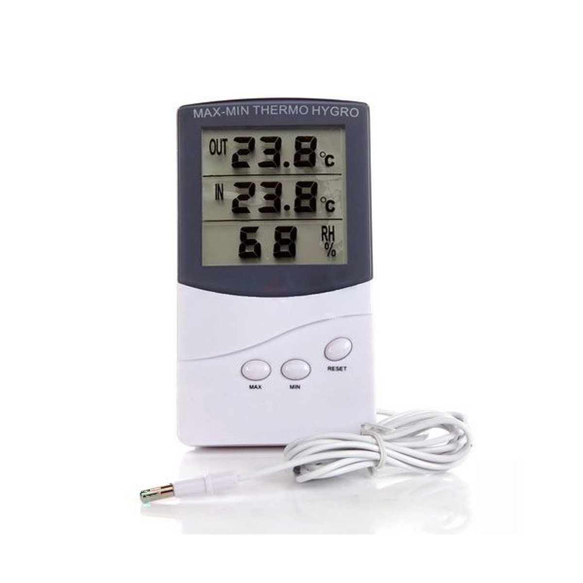 Max-Min Indoor Outdoor Thermo-Hygrometer