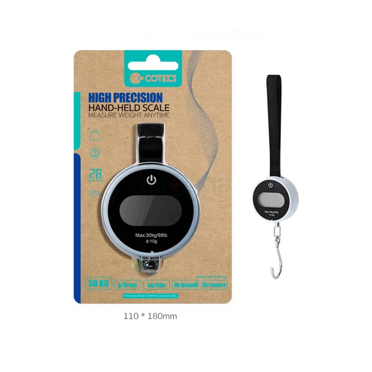 Coteci High Precision Hand-Held Scale 30kg