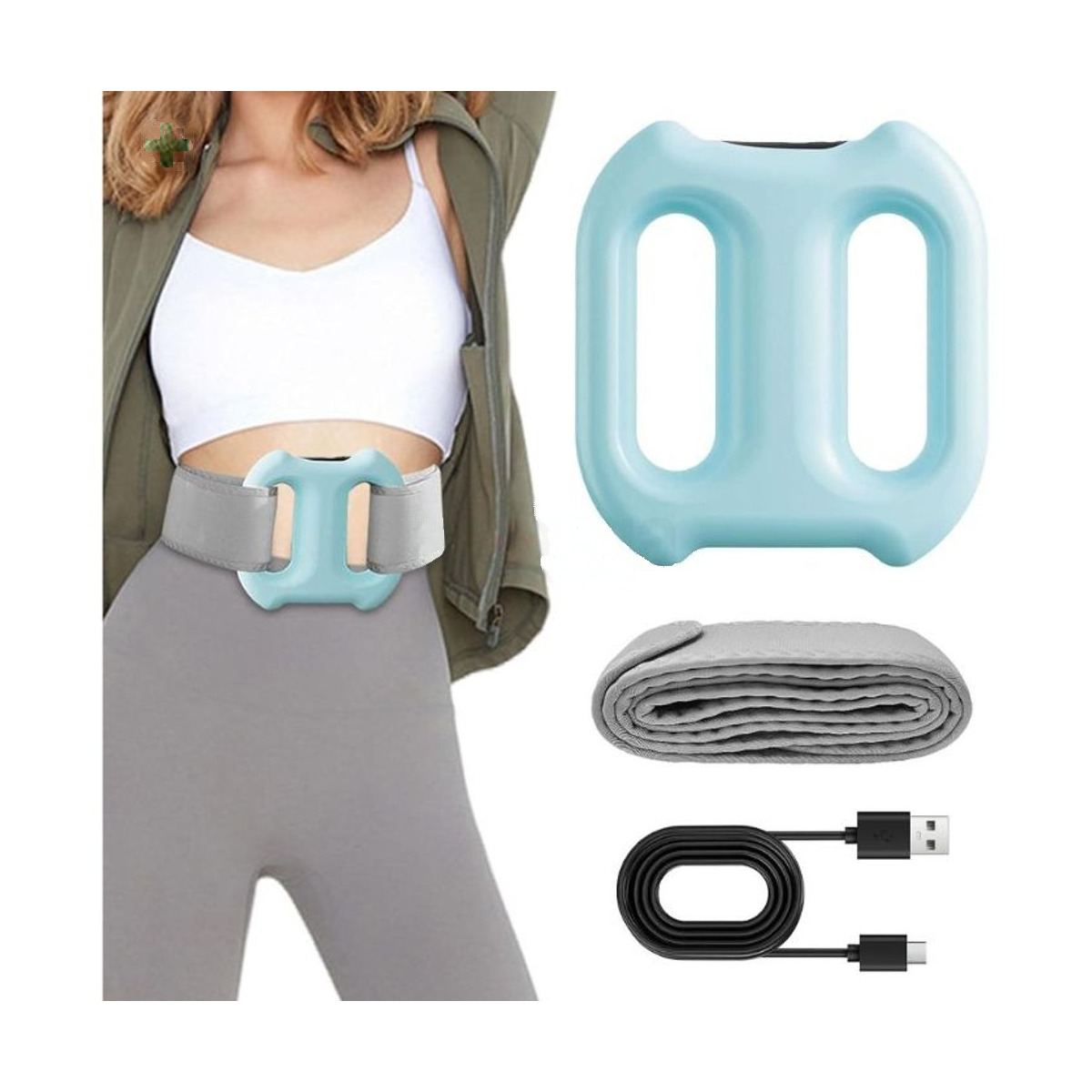 Mini Fascial Ring Massager with Belt
