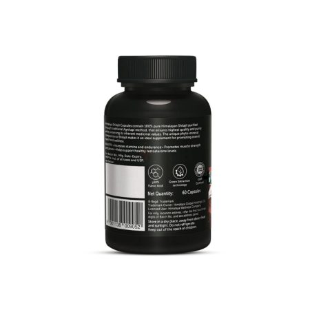 Himalaya Shilajit 100% Pure Himalayan Shilajit 60 Capsules