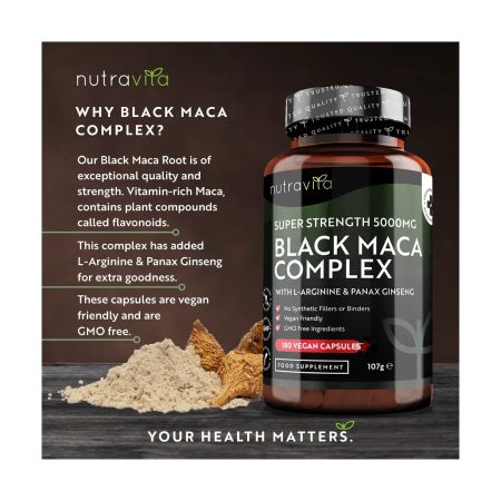 Nutravita Black Maca Root Complex 180 Caps