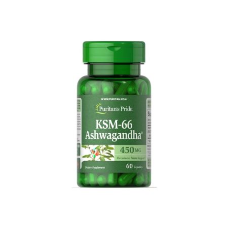 Puritan's Pride KSM-66 Ashwagandha 450mg - 60 Capsules