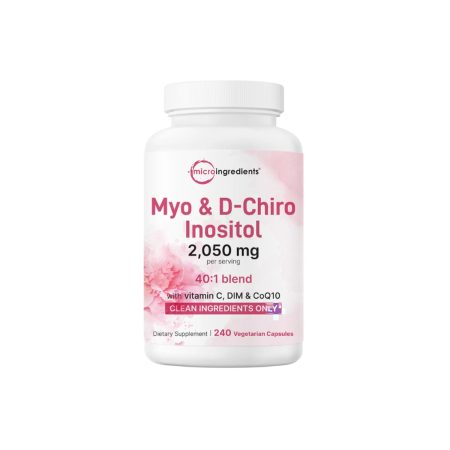 Microingredients Myo-Inositol & D-Chiro Inositol 2,050mg – 240 Veggie Capsules
