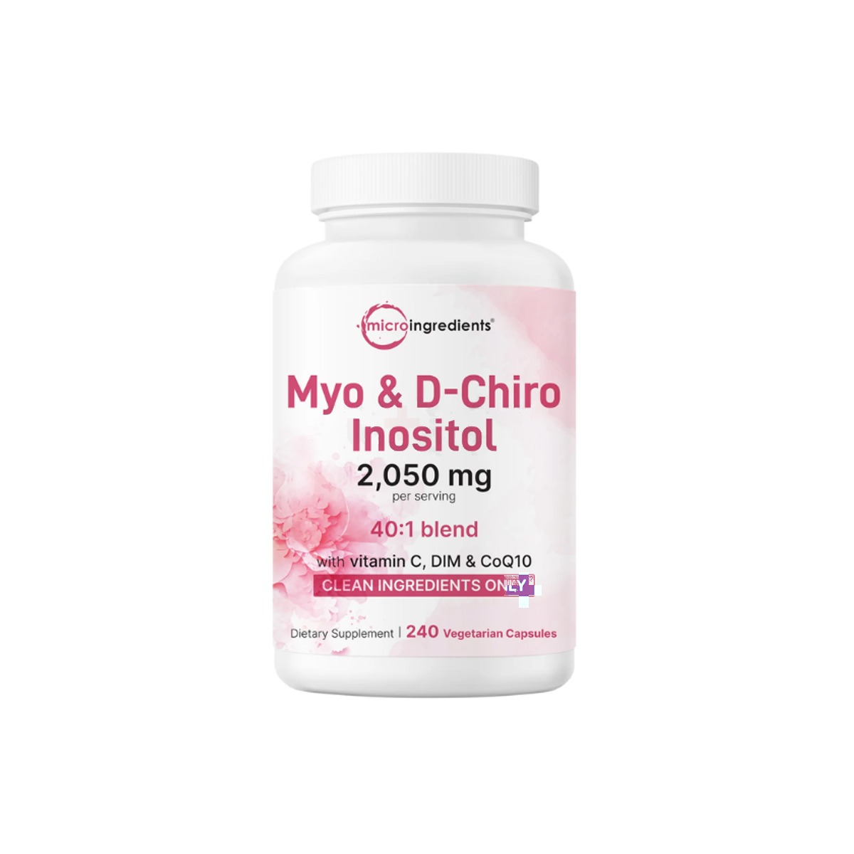 Microingredients Myo-Inositol & D-Chiro Inositol 2,050mg – 240 Veggie Capsules