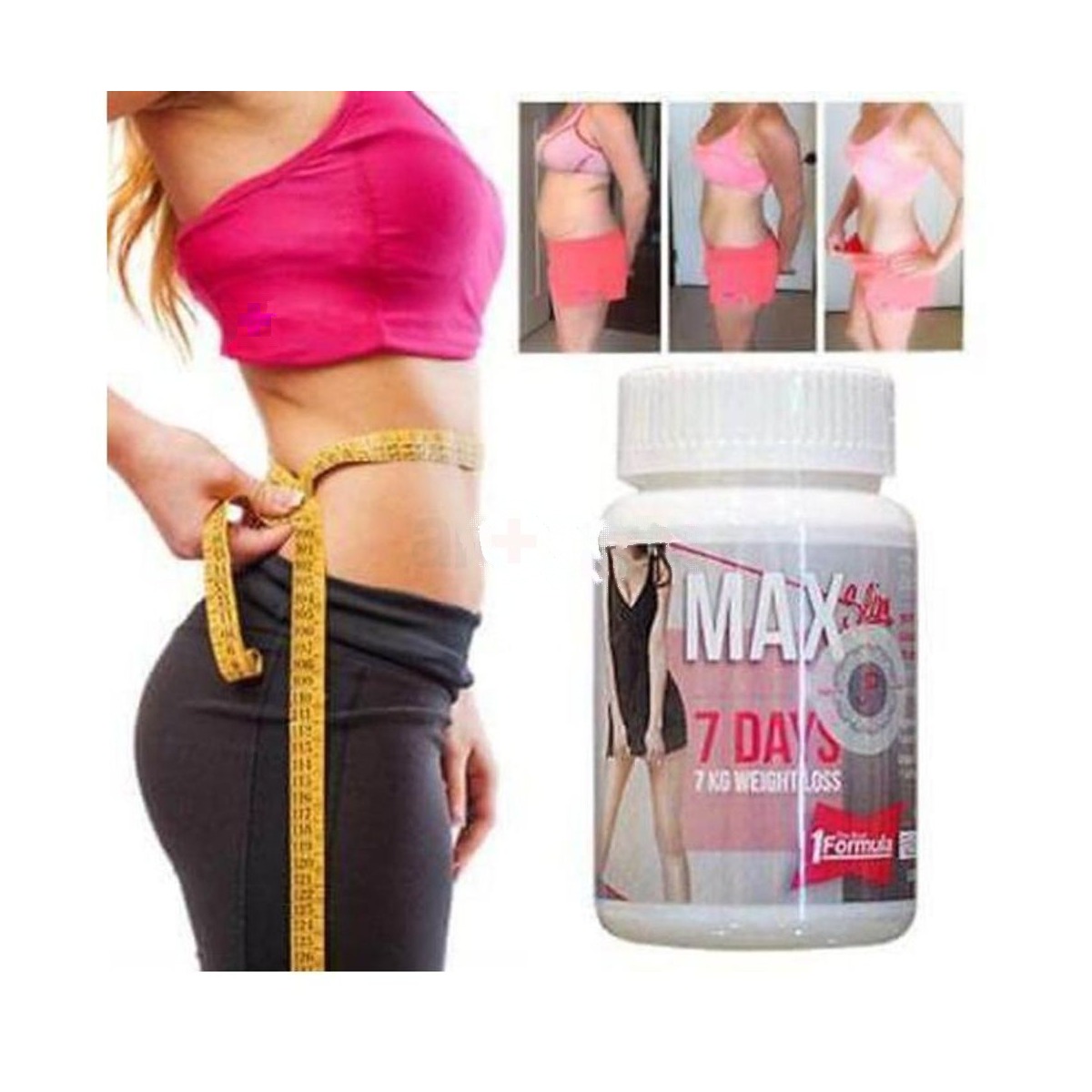 Max Slim 7Days Weight Loss for Male & Female 30 Capsules