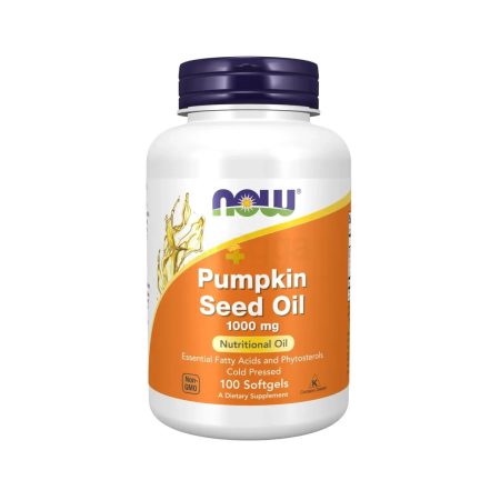 NOW Supplements, Pumpkin Seed Oil 1000 mg with Essential Fatty Acids and Phytosterols, Cold Pressed, 100 Softgels