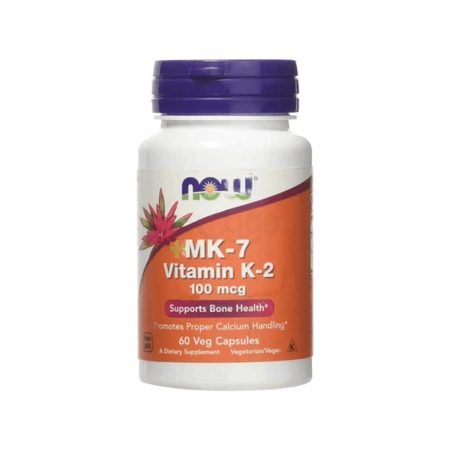 Now MK-7 Vitamin K-2 100mcg 60 Capsules