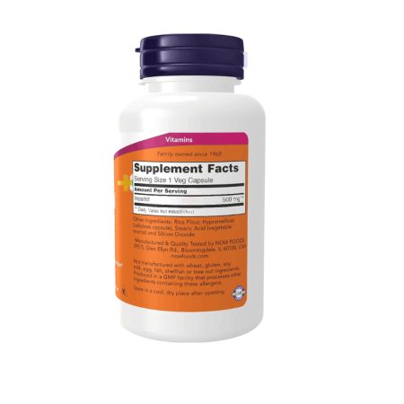 NOW Supplements, Inositol 500 mg, Healthy Membrane Function 100 Tablets