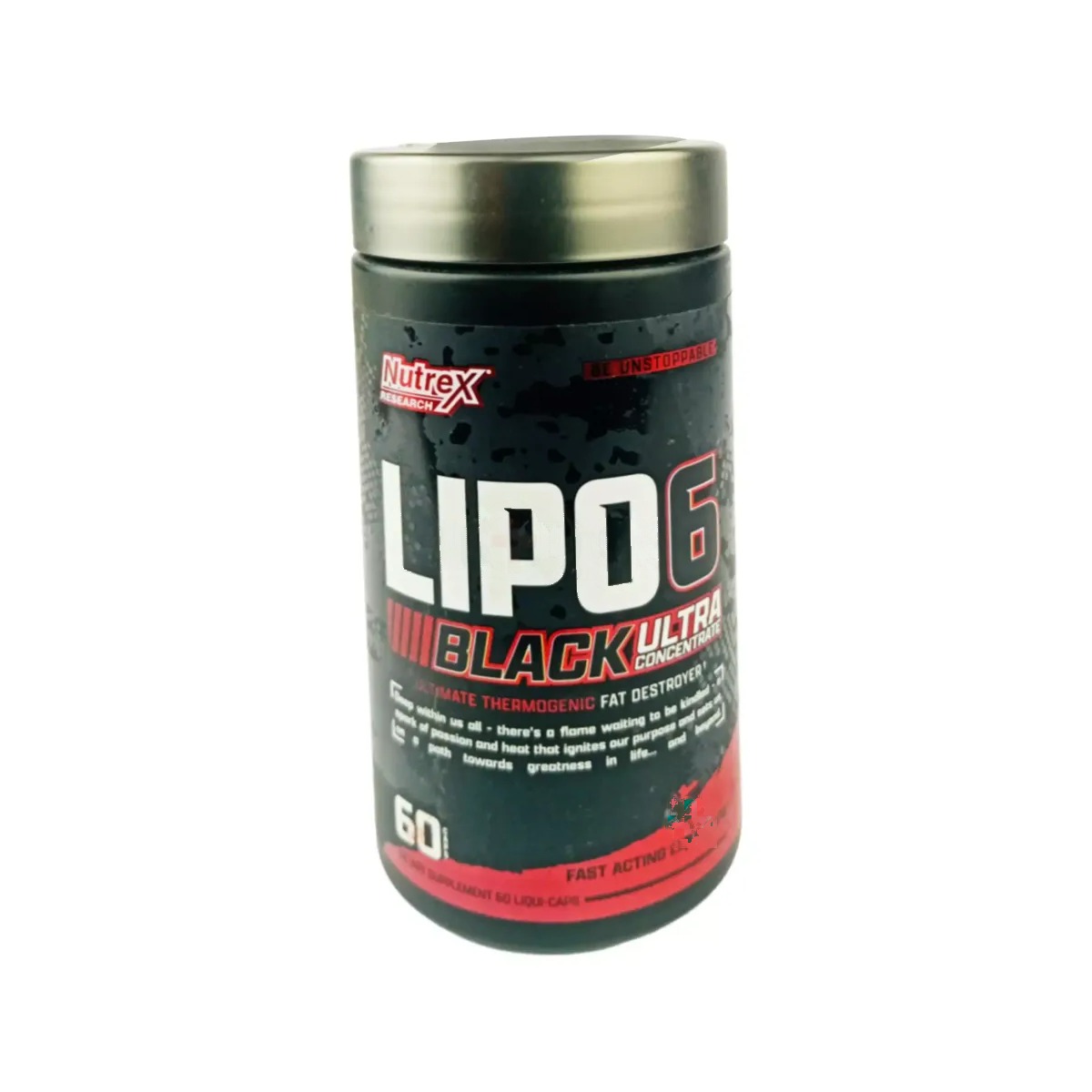 Nutrex Research Lipo6 Black Intense Ultra Concentrate Thermogenic Belly Fat Burner for Men and Women 60 Diet Pills