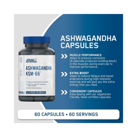 Applied Nutrition Ashwagandha KSM-66 60 Capsules