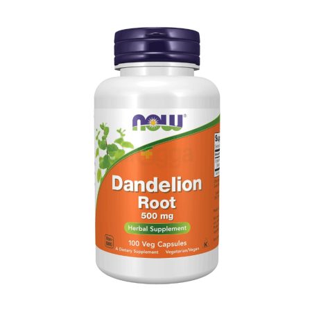 NOW Supplements, Dandelion Root 500 mg Herbal Supplement, 100 Veg Capsules