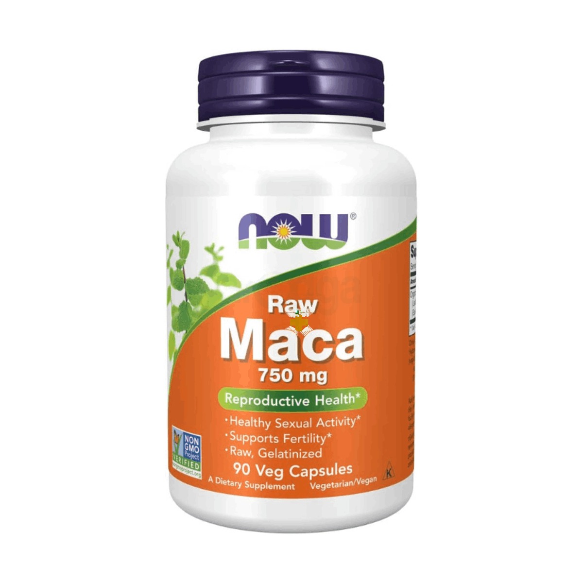 NOW Foods Supplements, Maca 750 mg Raw, Reproductive Health*, 90 Veg Capsules