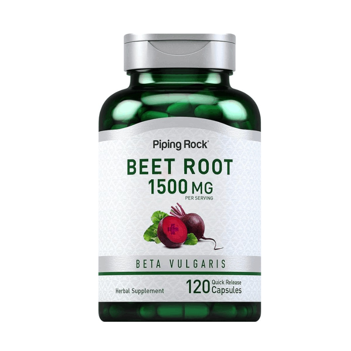 Beet Root Capsules 1500mg 120 Pills, Non-GMO, Gluten-Free, Red Superfood Supplement for Adults