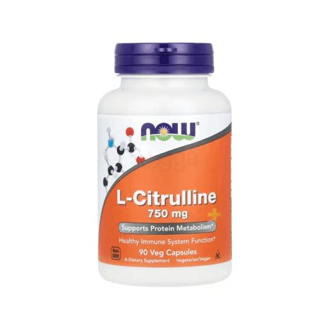 NOW Foods, L-Citrulline, 750 mg, 90 Veg Capsules