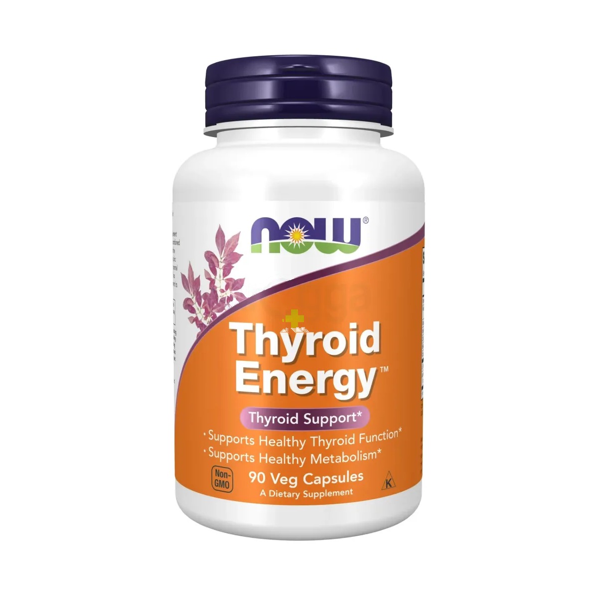 NOW Supplements, Thyroid Energy™, Iodine and Tyrosine plus Selenium, Zinc and Copper, Thyroid Support*, 90 Veg Capsules