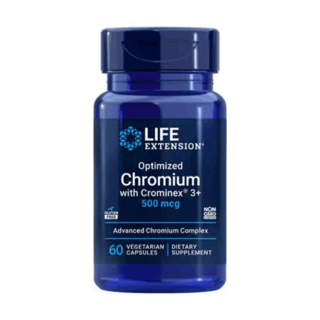 Optimized Chromium with Crominex 3+500 mcg, 60 vegetarian capsules