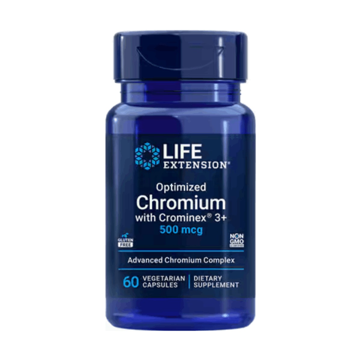 Optimized Chromium with Crominex 3+500 mcg, 60 vegetarian capsules