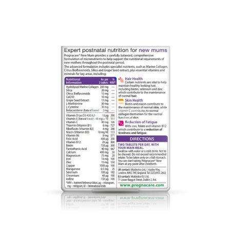 Vitabiotics Pregnacare New Mum56 Tablets