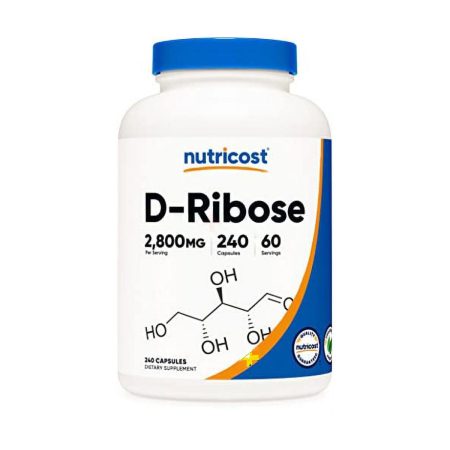 Nutricost D-Ribose 700mg (2800mg .. Per Serving), 240 Capsules .. - Vegetarian Friendly, Non-GMO