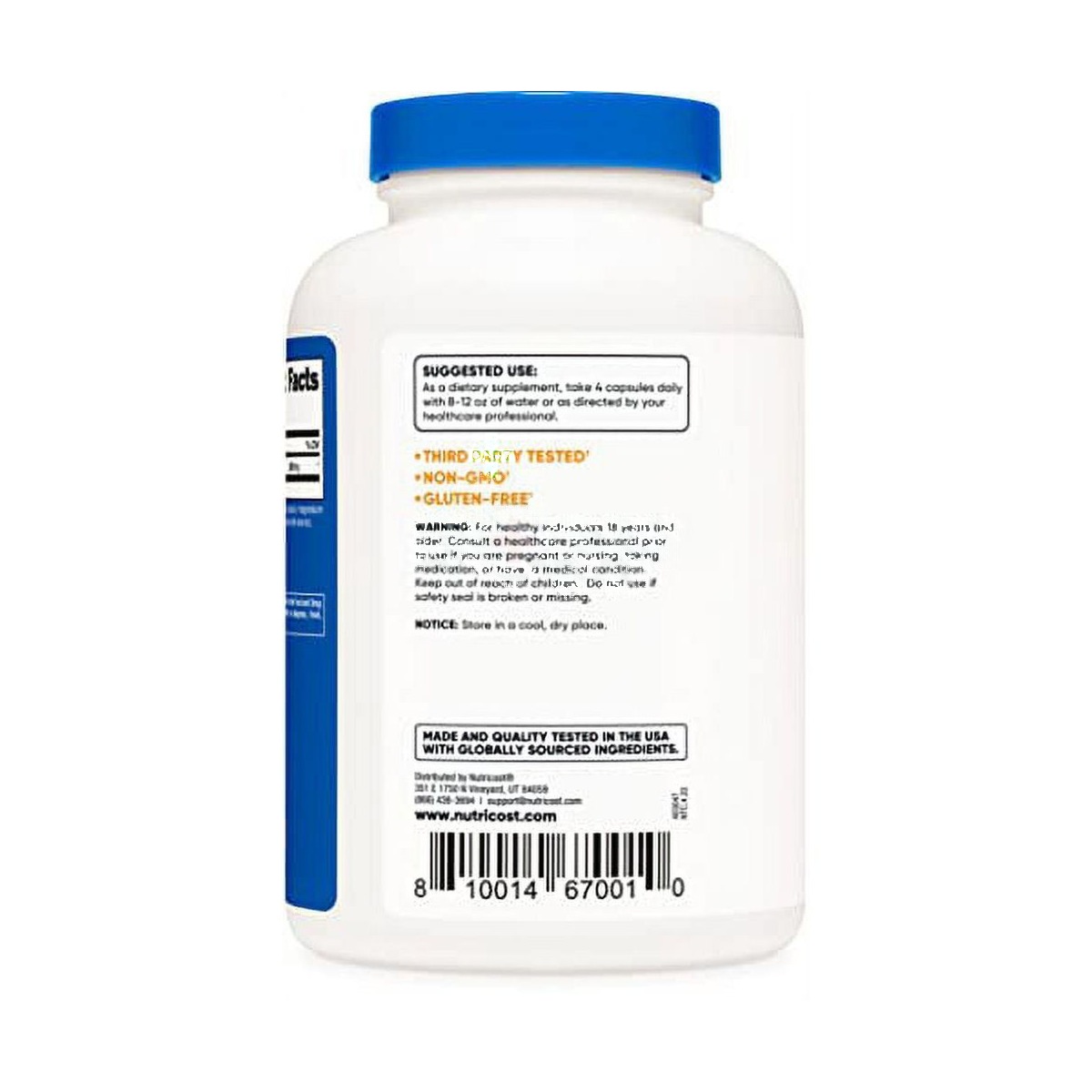 Nutricost D-Ribose 700mg (2800mg .. Per Serving), 240 Capsules .. - Vegetarian Friendly, Non-GMO