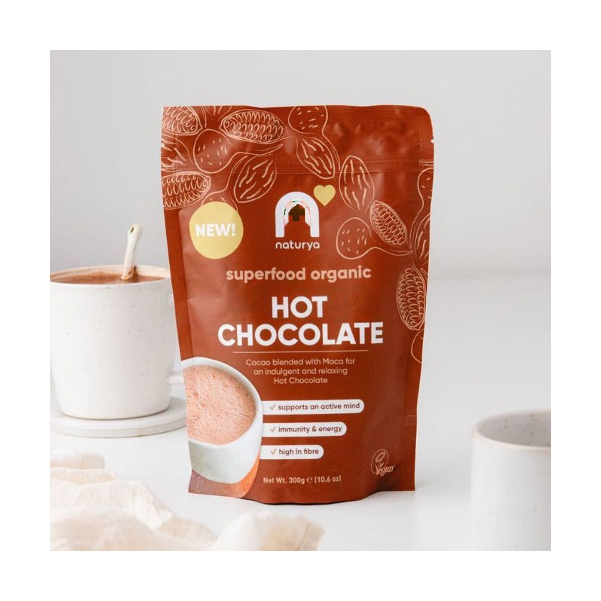 Naturya Superfood Organic Hot Chocolate 300g
