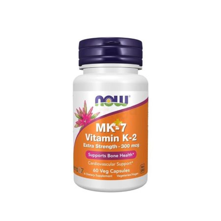 Now MK-7 Vitamin K-2 Extra Strength 300mcg 60 VegCapsules