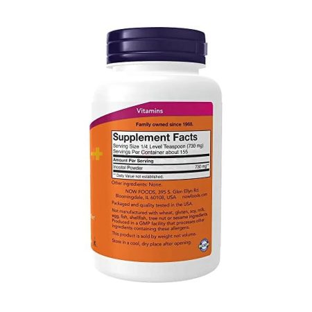 NOW Supplements, Inositol Powder, Neurotransmitter Signaling*, Cellular Health*, 4-Ounce