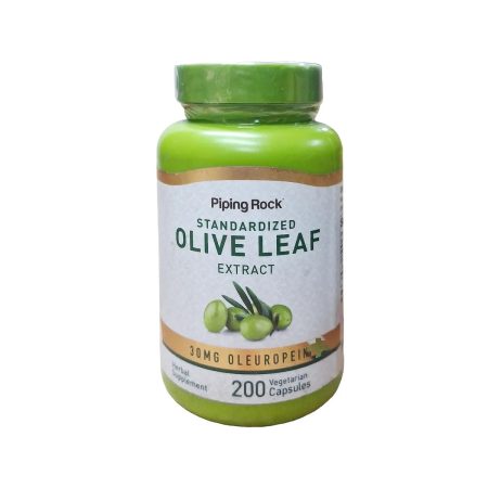 Piping Rock Olive Leaf Extract 30mg, 200 Vegetarian Capsules