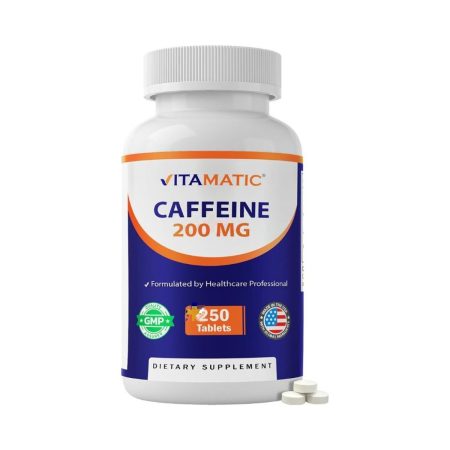 Vitamatic Caffeine 200mg 250 Tablets