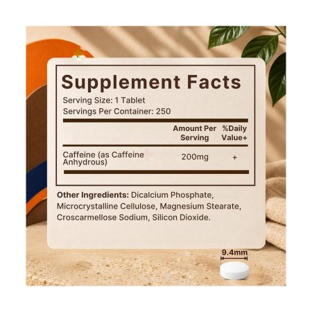 Vitamatic Caffeine 200mg 250 Tablets