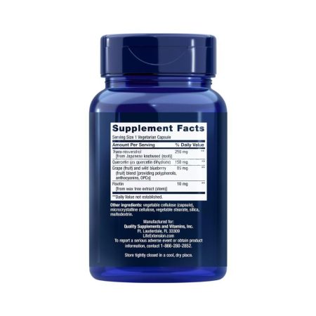 Life Extension Optimized Resveratrol for Defense Against Cellular Aging 90 Capsules