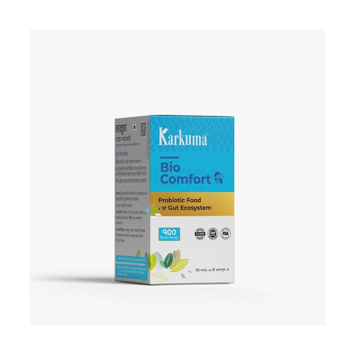 Karkuma Bio Comfort Probiotic Food for Gut Ecosystem 30 Capsules