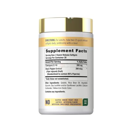 Carlyle CoQ10 200mg Softgels | 60 Count