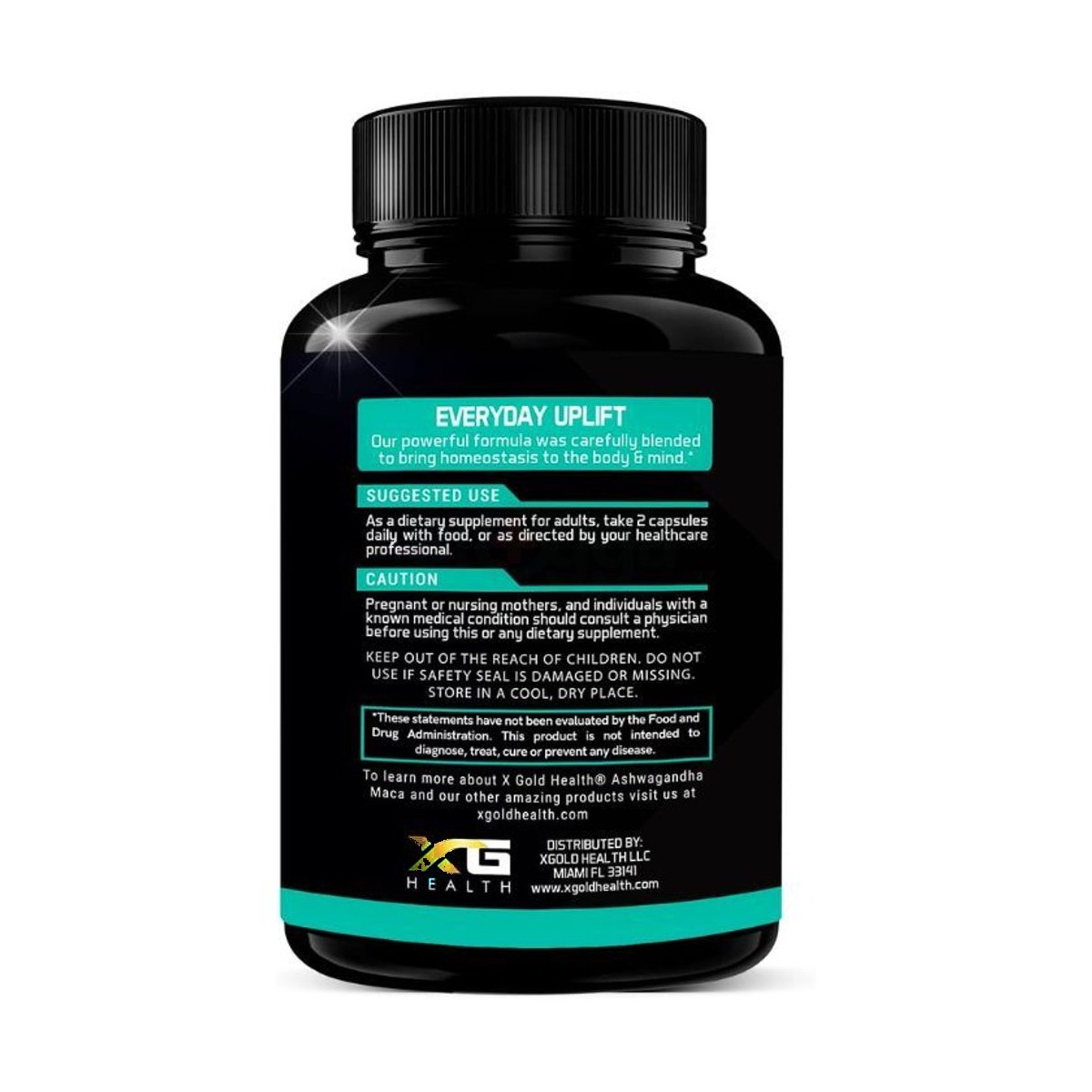 X Gold Strongest Health Maca Ashwagandha 120 Capsules