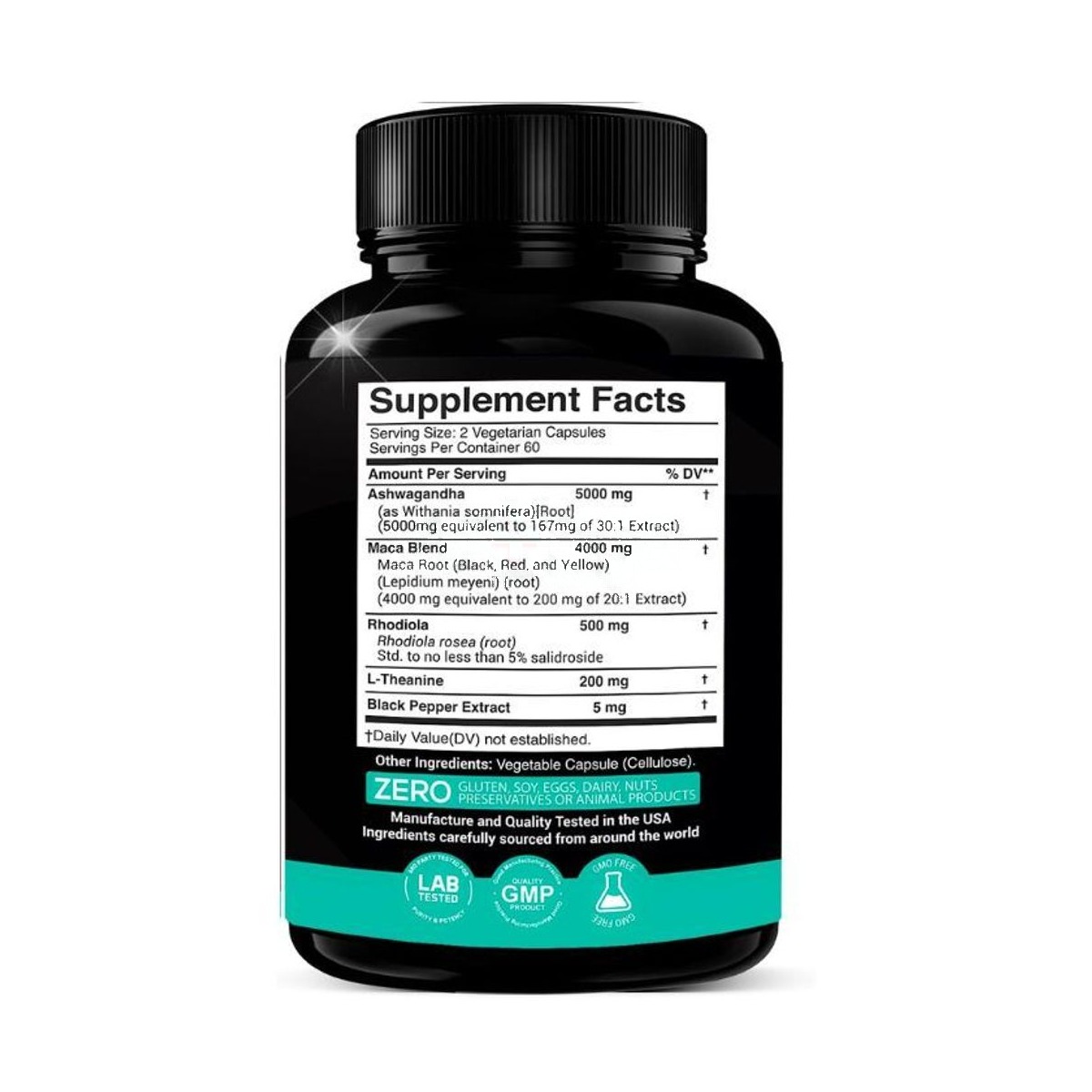 X Gold Strongest Health Maca Ashwagandha 120 Capsules