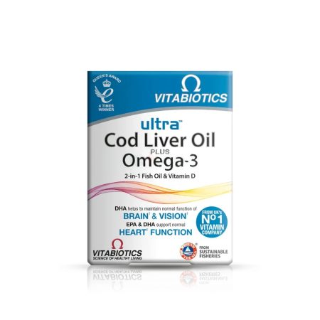 Vitabiotics Ultra Cod Liver Oil60 Capsules