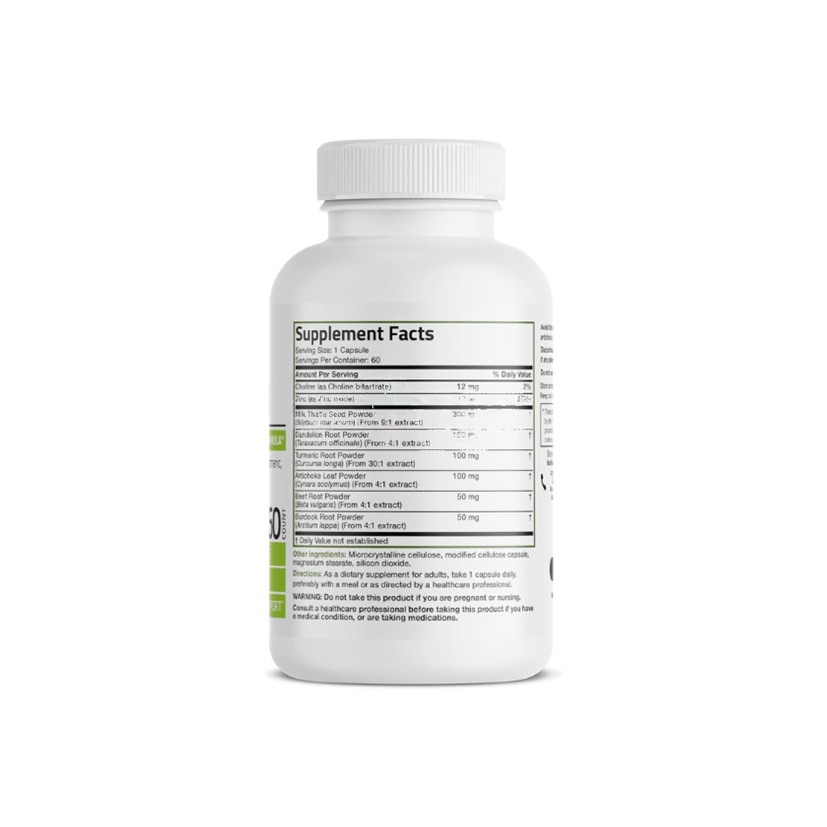 Bronson Liver Detox Advanced Detox & Cleansing Formula Supports 60 Caps
