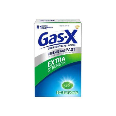 Gas-X Extra Strength Antigas Simethicone 120 Softgels