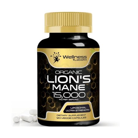 Wellness LabsRx Lions Mane Supplement Capsules - 120 Count