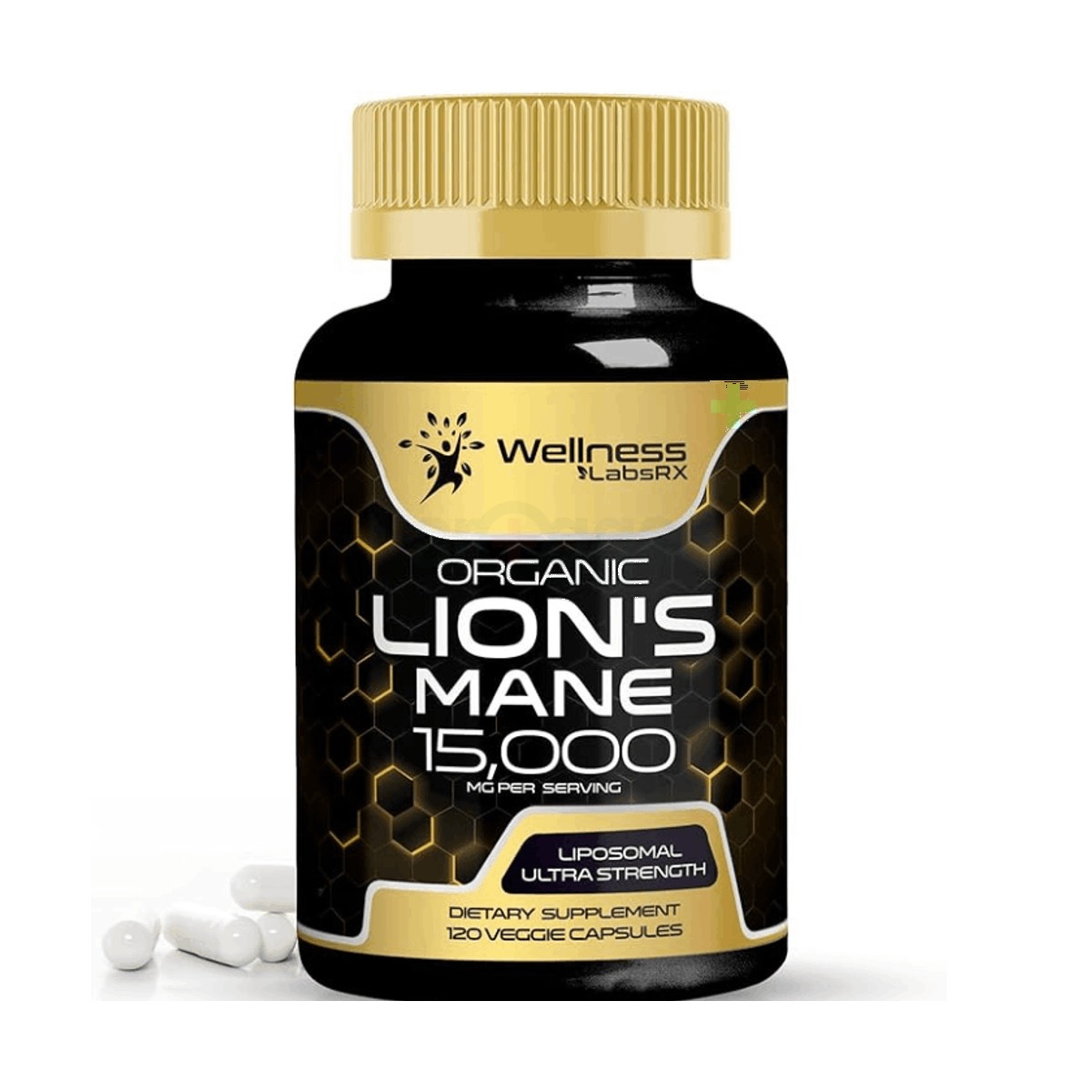 Wellness LabsRx Lions Mane Supplement Capsules - 120 Count