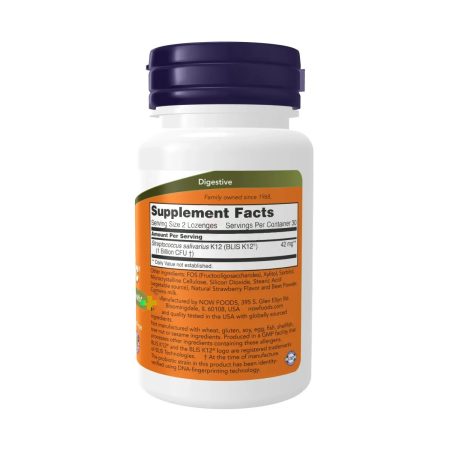 NOW Supplements, OralBiotic™, Developed for Adults & Children, Strain Verified, 60 Lozenges