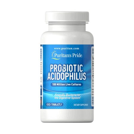Puritan's Pride Probiotic Acidophilus (100 Million Live Cultures) 100 Tablets