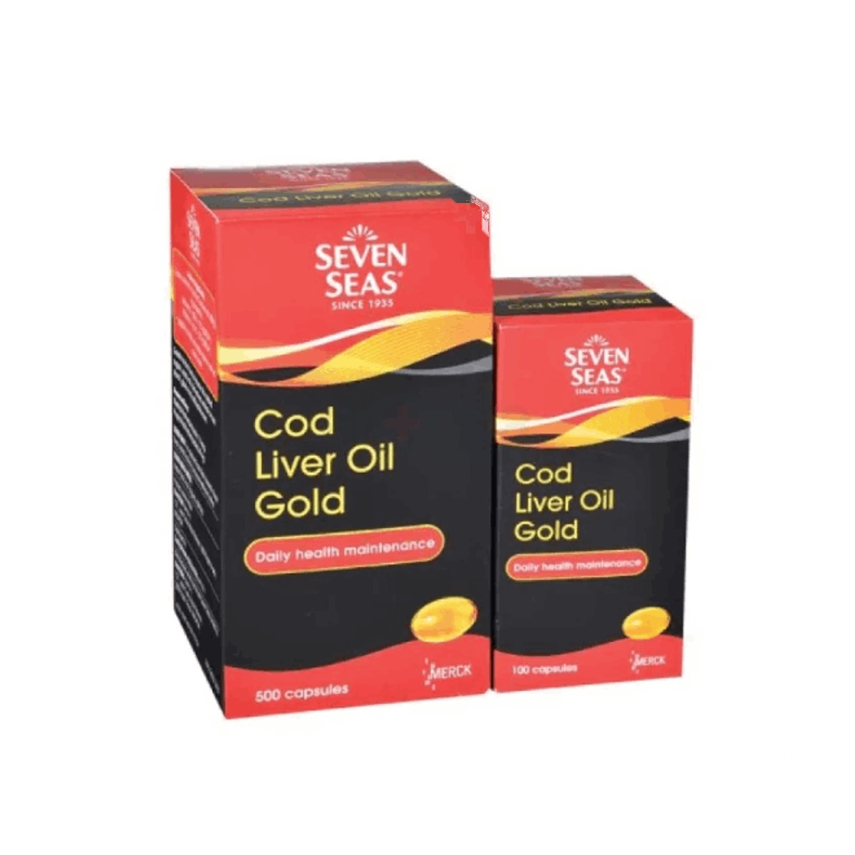 Seven Seas Cod Liver Oil Gold 600 Capsules