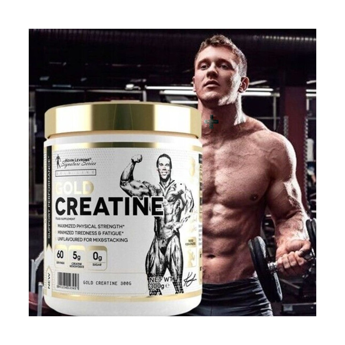 Kevin Levrone Gold Creatine, Unflavored 300 Grams
